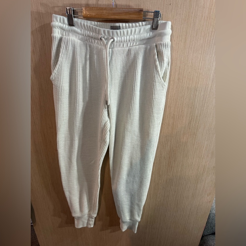 Women’s GAP Sweats White Knit Jogger Sweats Size XS